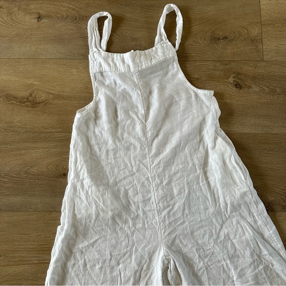 Haute Hippie Linen White Jumpsuit Swim Cover Up Sz S - Picture 4 of 8